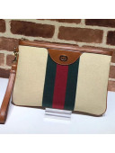 Gucci Beige Vintage Canvas Pouch 576053 2019