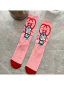 Doraemon x Gucci Socks Pink 2021