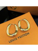 Louis Vuitton U-Shaped Stud Earrings Gold 2021 39