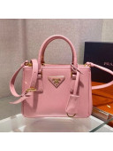 Prada Galleria Saffiano Leather Micro Bag 1BA906 Pink 2020