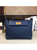 Hermes Original Togo And Swift Leather Kelly 24/24 Bag Royal Blue 2018 (Gold Hardware)