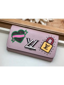 Louis VuittonTwist Wallet in Epi Leather M63456 Pink