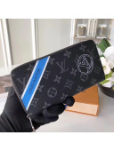 Louis Vuitton Monogram Eclipse Canvas Zippy Wallet Vertical League Series 2017