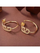 Valentino VLogo Hoop Earrings 2021 08