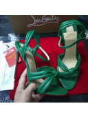 Christian Louboutin Green Smooth Leather Sandal 2018