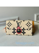 Louis Vuitton LV Crafty Clemence Wallet in Giant Monogram Leather M69517 White 2020