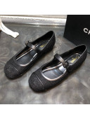 Chanel Shiny Mary Janes Flats G36482 Black 2020