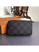 Louis Vuitton Damier Graphite Canvas Zip Coin Purse 