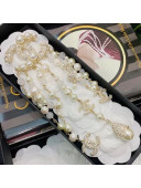 Chanel Pearl Crytal Tassel Brooch AB5731 2021