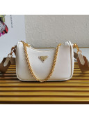 Prada Saffiano Leather Mini Bag 1BH174 White 2020