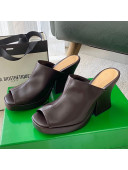 Bottega Veneta Stack Mules Coffee Brown 2021