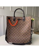 Louis Vuitton Men's Sac Plat Tote Bag M44475 Monogram Canvas 2019