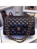 Chanel Lambskin Classic Jumbo Flap Bag Black 2019 TOP(GHW)