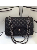 Chanel Lambskin Classic Jumbo Flap Bag Black 2019 TOP(SHW)