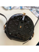 Louis Vuitton Boite Chapeau Souple Shoulder Bag in Patent Leather M53999 Black 2019