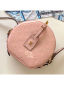 Louis Vuitton Boite Chapeau Souple Shoulder Bag in Patent Leather M53999 Pink 2019