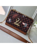 Louis Vuitton Transformed Monogram Canvas Twist MM Bag M44408 Brown/Orange 2019