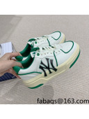 MLB Chunky Liner Leather NY Snekers White/Dark Green 2022