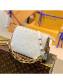 Louis Vuitton Coussin BB in Monogram Puffy Lambskin M59598 White 2021 