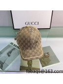 Gucci Multicolor Canvas Baseball Hat Beige 2022 08