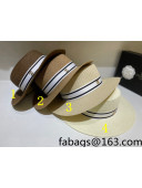 Chanel Straw Wide Brim Hat 2022 040169