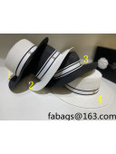 Chanel Straw Wide Brim Hat 2022 040170