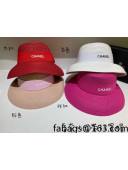 Chanel Straw Wide Brim Hat 2022 040167