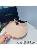 Prada Satin Visor Hat Pink 2022 56