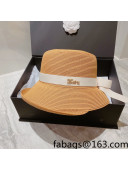 Celine Straw Bucket Hat Gold 2022 031060