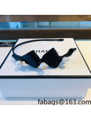 Chanel Bow Headband Black 2022 031078