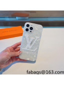 Louis Vuitton Diamond-Shaped iPhone Case White 2022 0310129