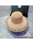 Loewe Straw Wide Brim Hat Beige/Grey 2022 033121