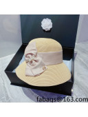 Chanel Straw Bucket Hat Beige 2022 040107