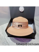 Chanel Straw Bucket Hat Beige 2022 040115