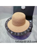 Loewe Straw Wide Brim Hat Beige/Black 2022 033119