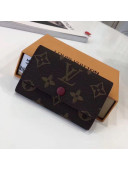 Louis Vuitton Monogram Canvas 6 Key Holder M60701 Fuchsia