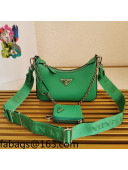 Prada Re-Edition 2005 Saffiano Leather Hobo Bag 1BH204 Green 2022