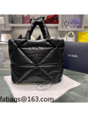 Prada Padded Nappa Tote Bag 1BG411 Black 2022