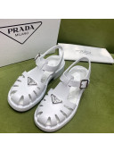 Prada Sporty Foam Rubber Sandals White 2022 032621