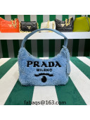  Prada Re-Edition 2000 Terry Hobo Mini bag 1NE515 Blue 2023