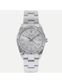 SUPER QUALITY – Rolex Air-King 14010 - Men & Women: Dial Color – Silver, Bracelet - Stainless Steel, Case Size – 34mm, Max. Wrist Size - 7.25 inches