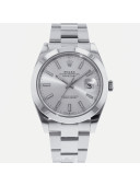 SUPER QUALITY – Rolex Datejust 126300 – Men: Dial Color – Silver, Bracelet - Stainless Steel, Case Size – 41mm, Max. Wrist Size - 8 inches