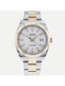 SUPER QUALITY – Rolex Datejust 126333 – Men: Dial Color – White, Bracelet - Yellow Gold Plated, Stainless Steel, Case Size – 41mm, Max. Wrist Size - 7.25 inches