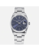 SUPER QUALITY – Rolex Datejust 16200 – Men: Dial Color – Blue, Bracelet - Stainless Steel, Case Size – 36mm, Max. Wrist Size - 6.75 inches