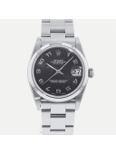 SUPER QUALITY – Rolex Datejust 68240 – Women: Dial Color – Black, Bracelet - Stainless Steel, Case Size – 31mm, Max. Wrist Size - 6.25 inches