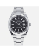 SUPER QUALITY – Rolex Datejust II 116300 – Men: Dial Color – Black, Bracelet - Stainless Steel, Case Size – 41mm, Max. Wrist Size - 7.25 inches