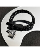 Prada Logo Bracelet Black 2022 040267