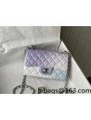 Chanel Gradient Mini Flap Bag A69900 Light Blue/Light Purple/White 2022