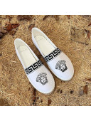 Versace Canvas Espadrilles White 2021 112422