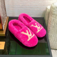 Louis Vuitton Shearling Loafers Pink 2021 111790